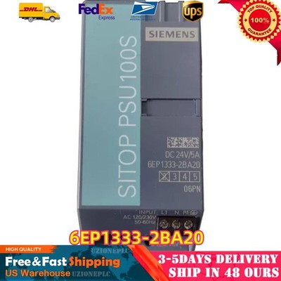 New Siemens SITOP PSU100S 24 V/5 A power supply 6EP1 333-2BA20 6EP1333-2BA20