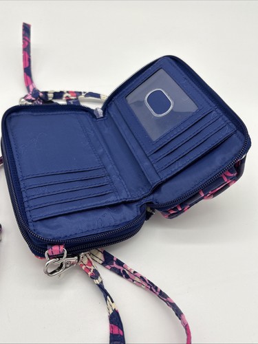 Bandolera pequeña Vera Bradley para mujer todo en uno Katalina rosa 13037-330 - Imagen 4 de 8