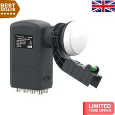 Universal Octo 8 Output LNB for Sky & Freesat HD – Precision Mounting with Sp...