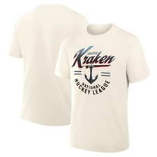 Men's Fanatics Cream Seattle Kraken Legacy T-Shirt