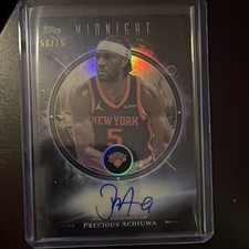 Topps Chrome Stratospheric Signatures Precious Achiuwa Purple Refractor /75 Aut…