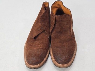 Crosby Square Brown Suede Boots Size 44 EU/ 11 US Mens NO LACES