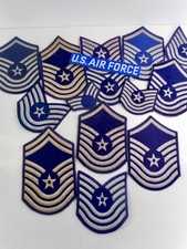 Vintage Lot Military Patch Collection - U.S.Air Force 6" Lot of 15.  10