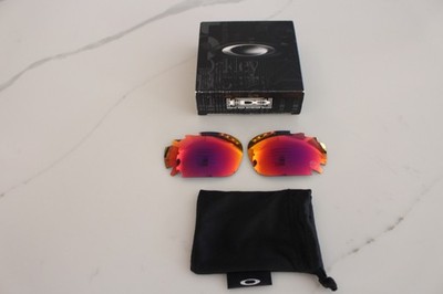 NEW GENUINE OAKLEY RACING JACKET/JAWBONE 30 YR  POSITIVE +RED IRIDIUM LENSES