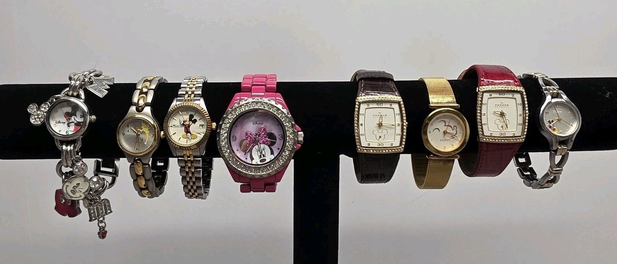 Disney Watch Collection (8) - Mickey, Minnie, Tinker Bell 