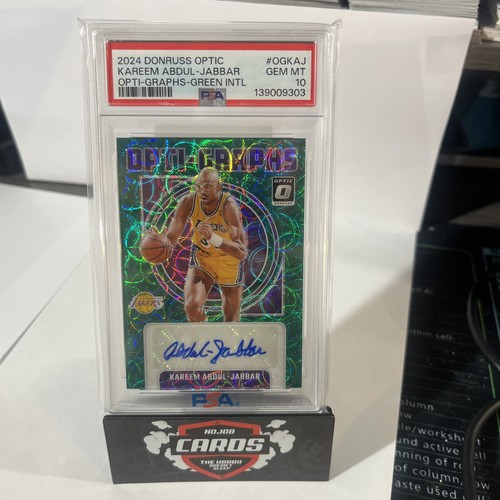 2024 Donruss Optic KAREEM ABDUL-JABBAR /25 Auto Opti-Graphs #OGKAJ Lakers PSA 10