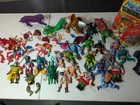 Vintage MOTU 1980's He-Man Toys Huge Lot of Figures, Vehicles, Playsets