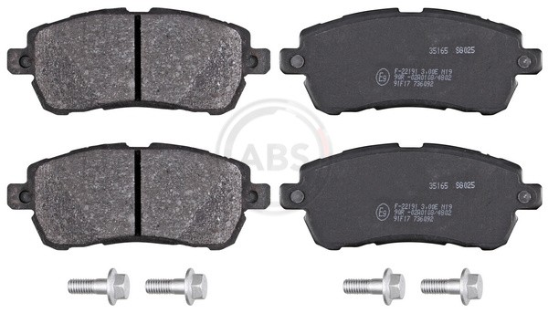 Front A.B.S. 35165 Brake Pad Set, disc brake for FORD