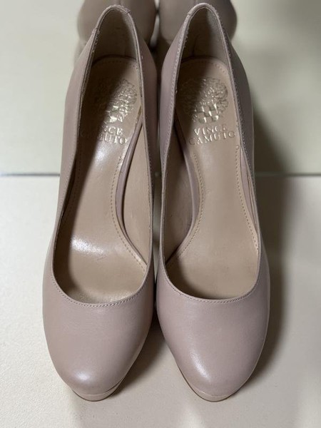 Women Vince Camuto Heels Beige Leather 36 #O2GY