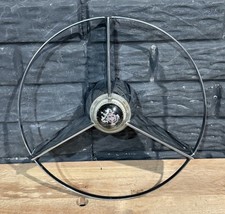 1955-56 Buick Stainless Steering Wheel With Horn Cover 12 Steering Wheel Vtg