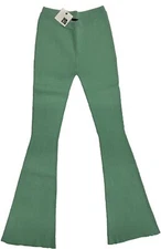 SER.O.YA Flare Lux Pants- Green- Size Medium- New With Tags- Designer- Reg $195