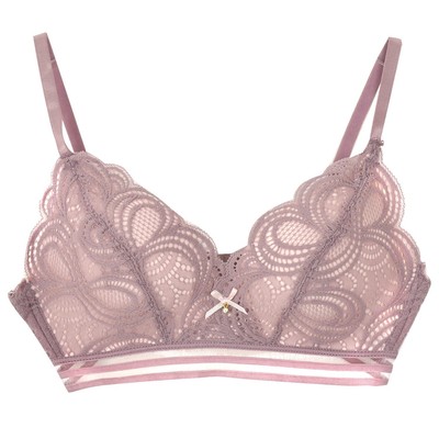 Neu BH-Sets dreieckig dünne Form Cup Blumen Damen Unterwäsche Mode1136