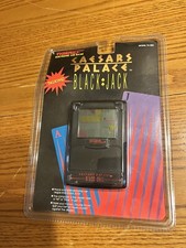 Tiger Electronics Caesars Palace Poker 1994 Talking Handheld Game NOS