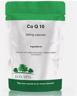 Co Enzym Q10 (CoQ10) 200mg Kapseln - Essentielle Herzgesundheit & Energieschub
