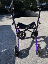 ELENKER Todo Terreno Andador Vertical Andador De Pie Andador Rodante Asiento Apoyabrazos