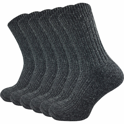 6 Paar Herren Norweger Socken Wollsocken Wintersocken Thermosocken Thermo