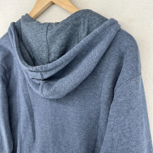 COLUMBIA UNIVERSITY Hoodie Womens M NYC LIONS Fleece V-Neck Sweatshirt Blue - 第 6/14 張圖片