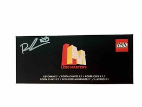 Signed !!! Lego Masters Keychain SDCC 2023, Rare and Amazing! Pete Donner