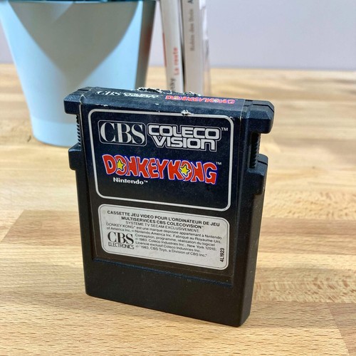 Neuf Zaxxon Cartouche Avec Broken Étui Pour Colecovision CBS Works Parfaitement