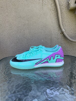 Nike Zoom Vapor 15 Academy IC Sz 11 Hyper Turquoise Indoor Soccer