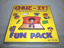 NEW Chuz-It Fun Pack Talent Show Family Board Game Card Trivia Math History Sing