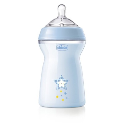 8058664153756 Chicco NaturalFeeling butelka plastikowa ze smoczkiem silikonowym 