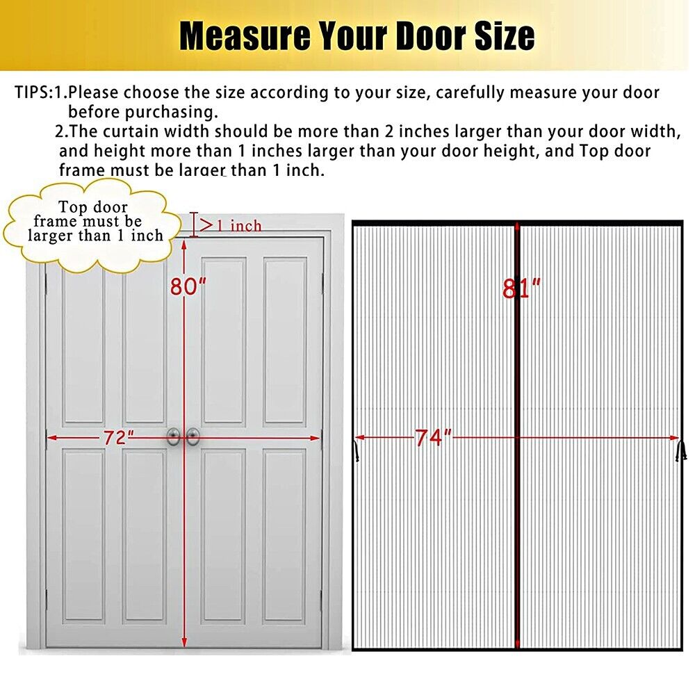 French Door Size Chart