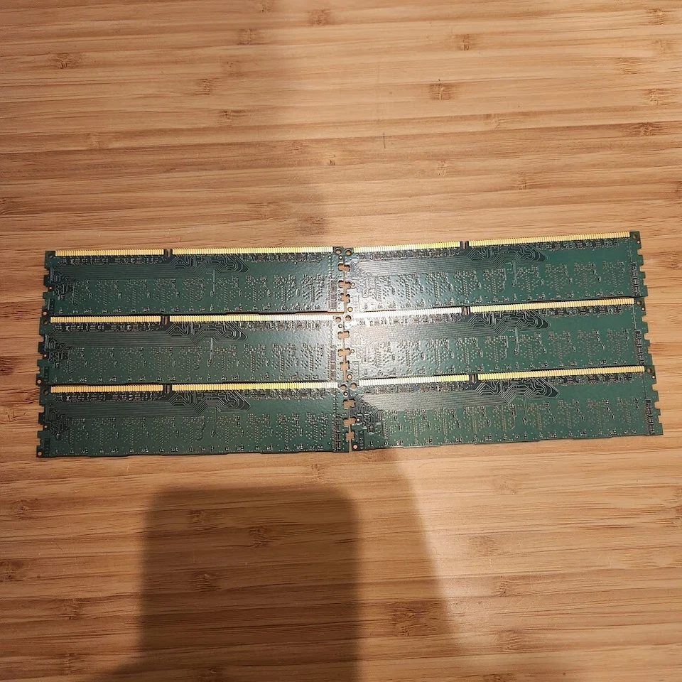 Micron 6GB (6x 1GB) PC3-10600E DDR3-1333 ECC MT9JSF12872AZ-1G4F1 - Image 3 of 3