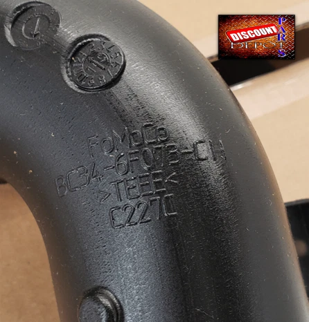 11 thru 16 Super Duty OEM Ford 6.7 Diesel Turbo Intercooler Outlet Duct Hose NEW Foto 3 de 4