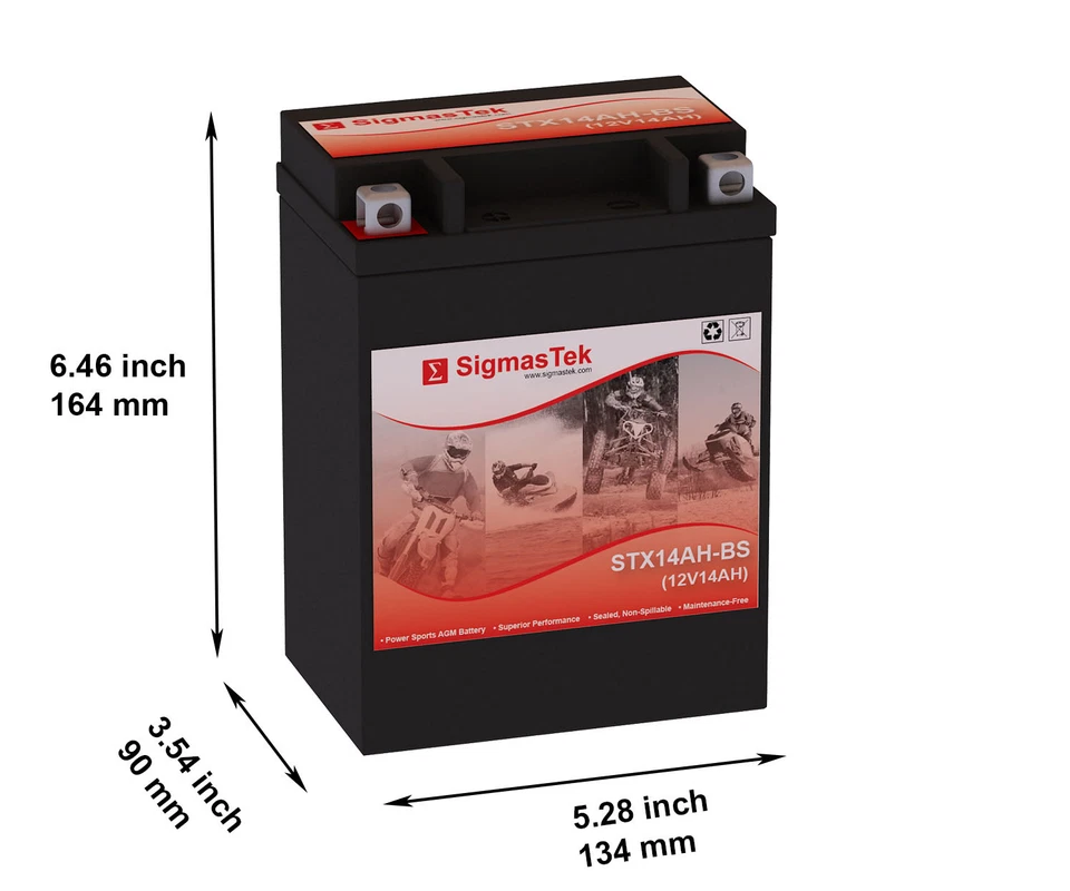 Kawasaki 700CC ZN700-A LTD,1984-1985 Battery (Replacement) Foto 2 de 3