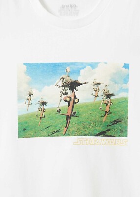 Graniph] Star Wars Battle Droid | T-shirt Size SS~XXL White From