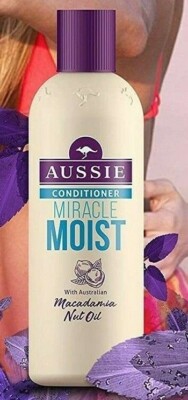 Aussie Miracle Moist Conditioner Pflege für trockenes, geschädigtes Haar, 250 ml, Neu