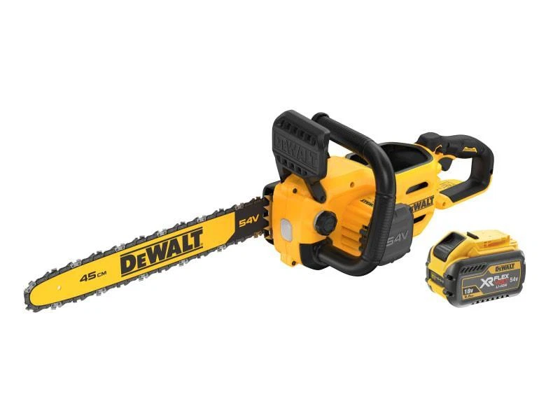 DEWALT DCMCS574X XR FlexVolt Chainsaw 45cm Bar 54V 1 x 3.0Ah Li ion