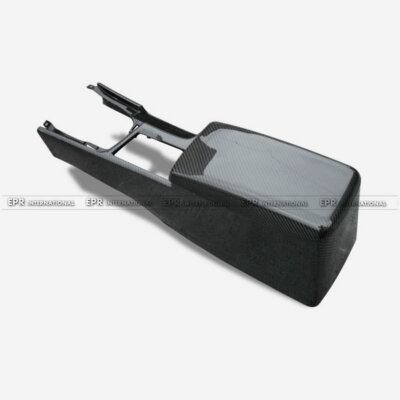 Console Centrale Accoudoir Fibre Carbone Pour Nissan Skyline R34 GTR/GTT (RHD) - Neuf