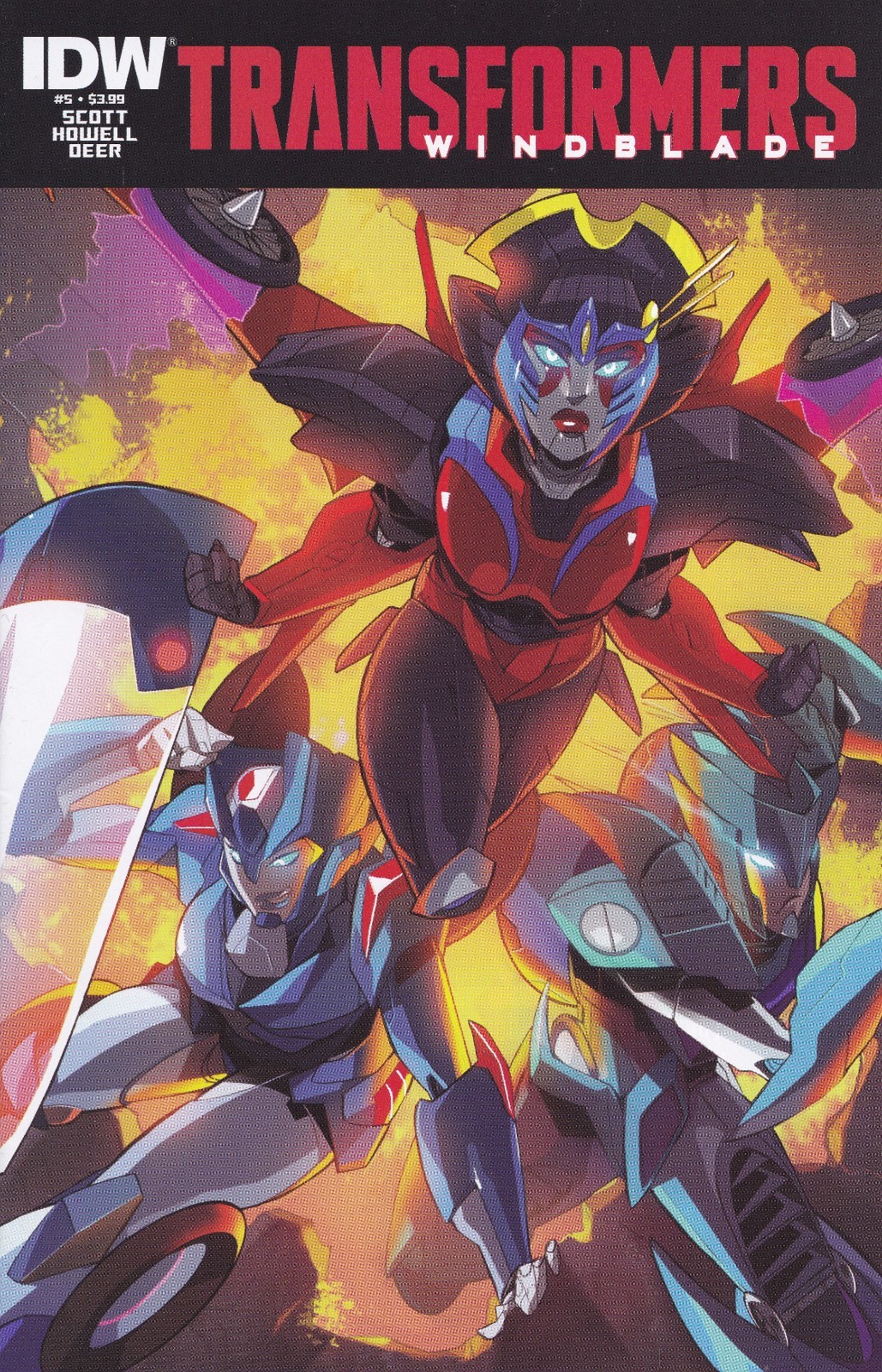 TRANSFORMERS Windblade (2015) #5 Back issue