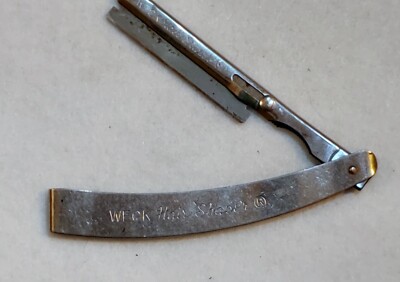 VINTAGE ( WECK  HAIR SHAPER ) STRAIGHT RAZOR - E. WECK & Co. L.I.C. 1 NY
