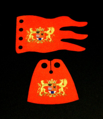 Fahne Flagge Flag Umhang Cape Cloth passend für Ritter burg Wappen von Spanien N