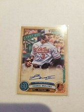 2019 Gypsy Queen  Cedric Mullins RC Autograph #GQA-CMU Orioles