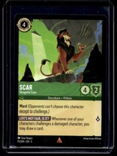Disney Lorcana Shimmering Skies Scar Vengeful Lion Non Foil 93/204