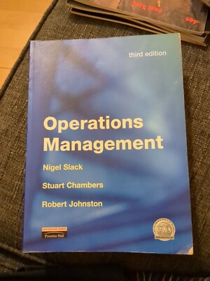 Operations Management by Nigel Slack, Alistair Brandon-Jones (Paperback, 2019)
