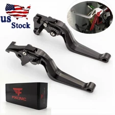 Black For Yamaha YFM700 RAPTOR 700R 2008-2024 CNC 3D Camber Brake Clutch Levers