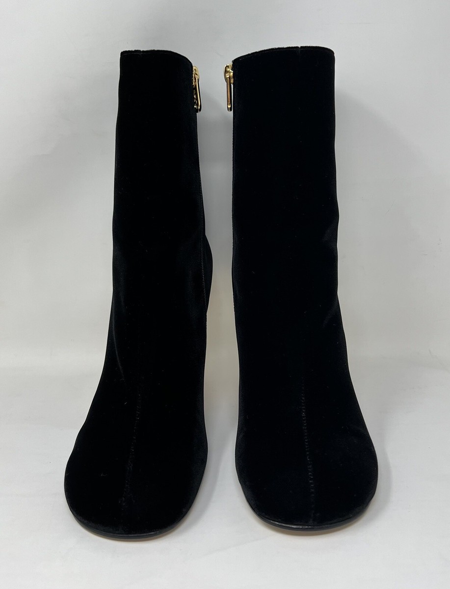 FENDI Velvet Fendi First 95mm High Heeled Ankle Boots 38 FENDI Velvet Fendi First 95mm High Heeled Ankle Boots 38