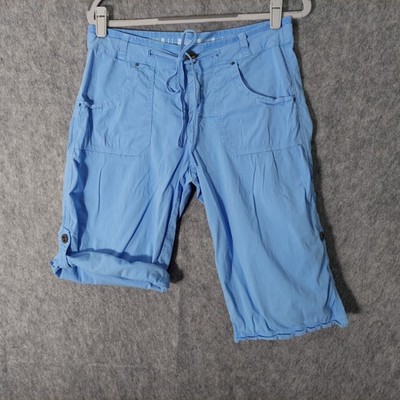 Fresh Produce Shorts S Roll Tab Cargo Pocket Pockets Blue Stretch Casual Camping