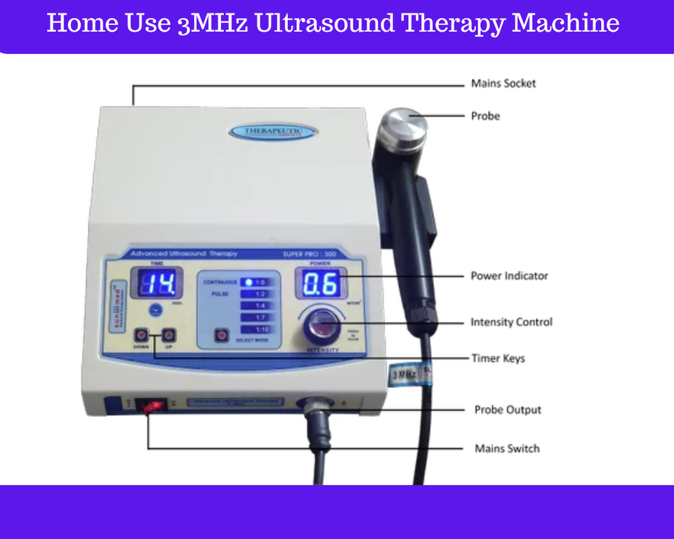 Profs Machine Prof. Home Use 3MHz Ultrasound Therapy Machine For Physiotherapy ...