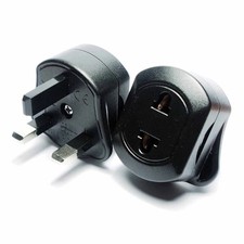 Shaver Plug Adaptor Shaving Toothbrush Adapter Epilators Bathroom UK 2 To 3 Pin