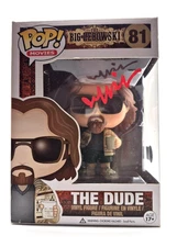 JEFF BRIDGES SIGNED AUTOGRAPHED THE DUDE BIG LEBOWSKI FUNKO POP RARE BAS COA