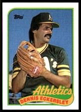 Dennis Eckersley 1989 Topps Doubleheader All-Stars #NNO MLB READ FREE SHIPPING