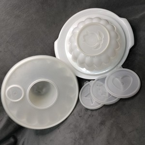 VTG Tupperware Jel-N-Serv Jello Mold SET #616 7pc & Par-T-Jel Set #778 4pc White