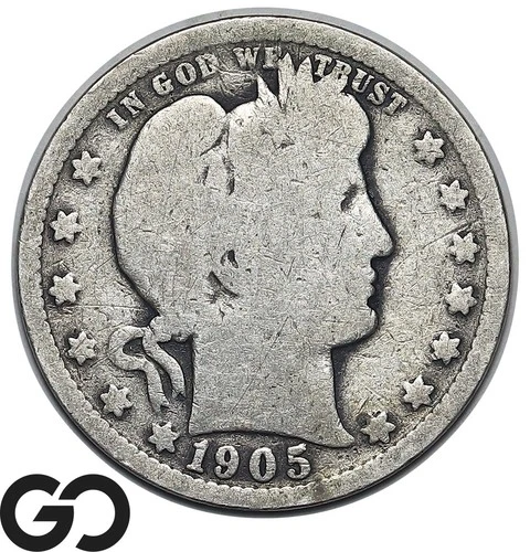 1905-O Barber Quarter