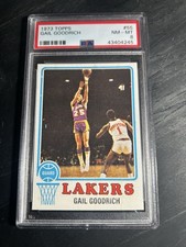 1973 Topps #55 Gail Goodrich PSA 8 Los Angeles Lakers HOF